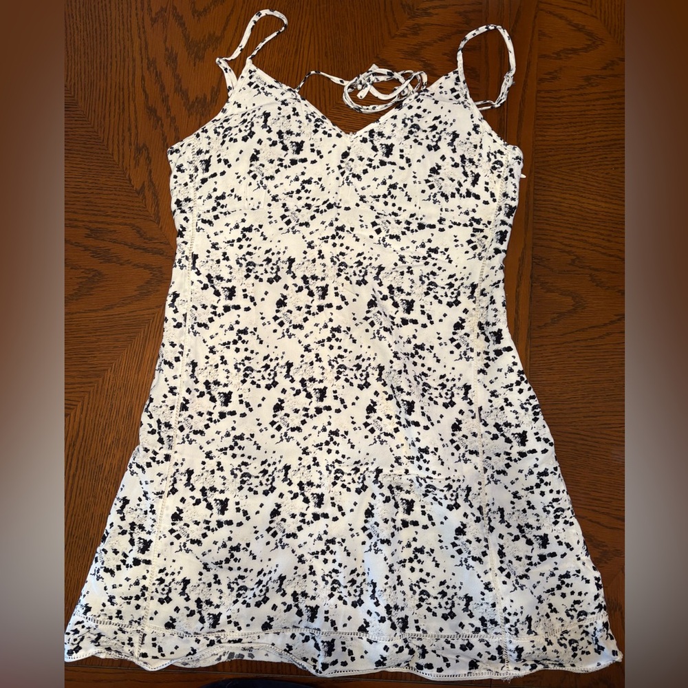 Sunday Best Monochrome Patterned Dress